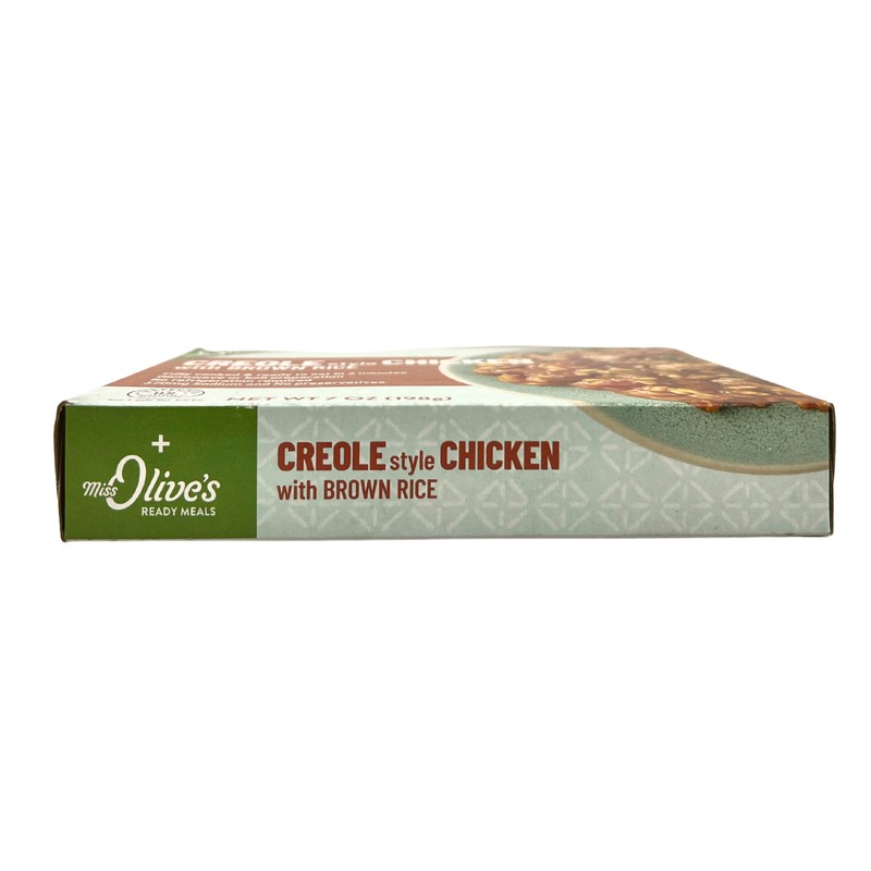 Miss Olive's Creole Style Chicken with Brown Rice, Shelf Stable,