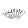 10pcs/Set 1/8in Shank High Speed Steel Milling Cutter Router Bits