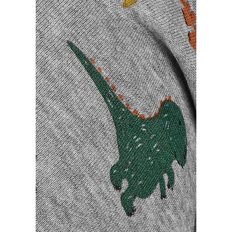 Sterntaler Baby Boys Hat Baby Beanie Hat Dinos, lightgrey