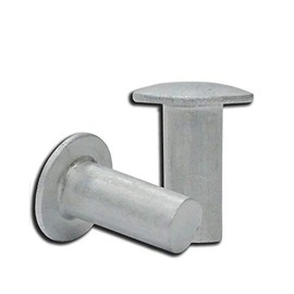 Aluminum Rivets Solid Rivets Truss Head Rivet Zinc Plated 100 Pcs 3/16"X1/2" Aluminum Rivet Solid Rivet Kit Assorted Fasteners Rivet Tool Hardware Supply Super-Deals-Shop