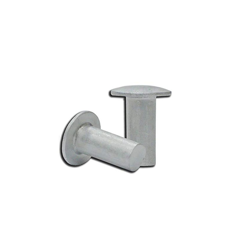 Aluminum Rivets Solid Rivets Truss Head Rivet Zinc Plated 100