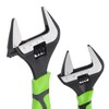 sourcing map 2pcs Adjustable Wrench 8" 6" CR-V Wrench Set