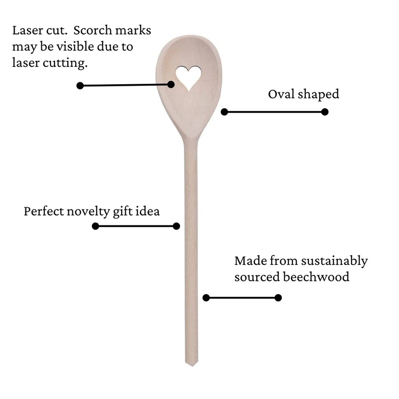 Love Heart Wooden Spoon