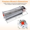 Adviace Replacement Fireplace Blower Motor Fan for Regency Gas Stove