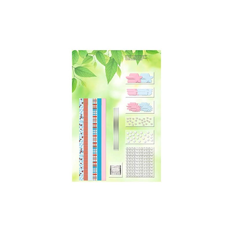 Ursus 24190099 Design Stripes Mini Paper Balls Spring Fever, 132