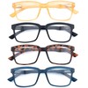 FEIVSN Mens Reading Glasses for Women Men PC Wide Square