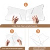 Acrylic Book Stand for Display, Clear 5mm Book Holder, 13.7