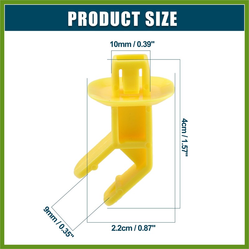 HOPESPANNER Hood Prop Rod Clip Retainer Fit for Ford Focus