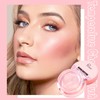 Moisturising Liquid Cream Blush, Natural-Looking Lightweight Cream Colour Changing Blusher
