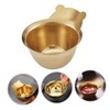 MAGICLULU 2pcs Salad Dressing Container Small Sauce Tray Bear Shape