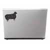 2 x 10cm Meat Cuts Lamb Sheep Vinyl Sticker Laptop