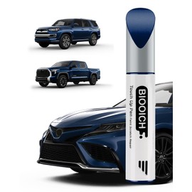 BIOOICH Touch Up Paint Pen Exact Color Match Car Chip and Scratch Repair (for Toyota, Dark/Nautical Blue Metallic(8S6))