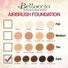 Belloccio's Professional Cosmetic Airbrush Makeup Foundation 1/2oz Bottle: Java- Dark
