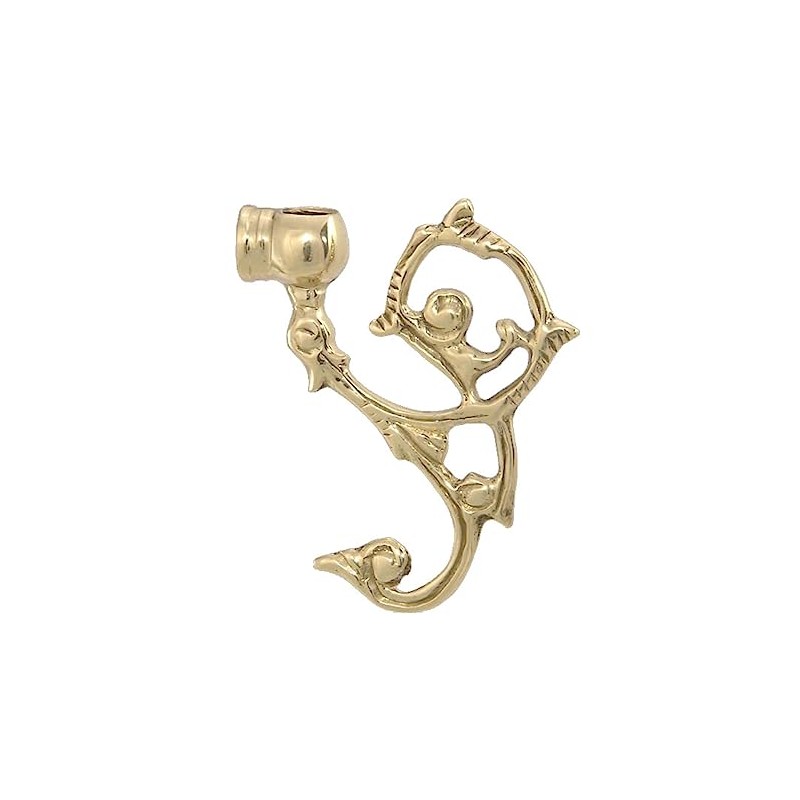 B&P Lamp® 3" Ht. X 2 1/2" Brass Arm Back