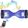 GlareWheel M2 Hoverboard Light Up Wheels Bluetooth Blue