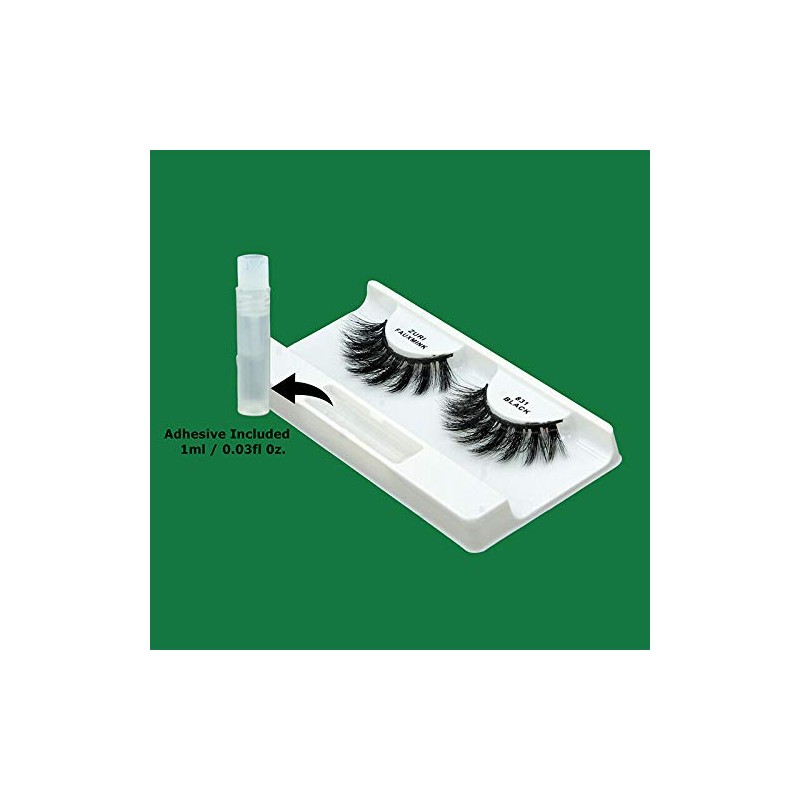 ZURI Fauxmink False Eyelashes | XD/8D X-Dimensional Natural False Lashes