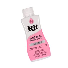 Rit Dye – 8 Oz. Liquid Fabric Dye for Clothing, Décor, and Crafts – Petal Pink (1 Pack)