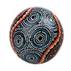 NOVICA Handmade Coconut Shell Percussion Instrument Turtlethemed from Bali Multicolor