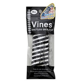 MORITO Shoelaces Vines No Tie Shoelaces, Black, 19.7 inches (50 cm), H100-9200, Black