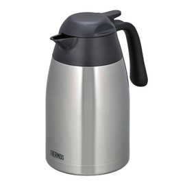 Thermos Home Stainless Pot 0.6 gal (2 L) Stainless Black TH-2000 SBK