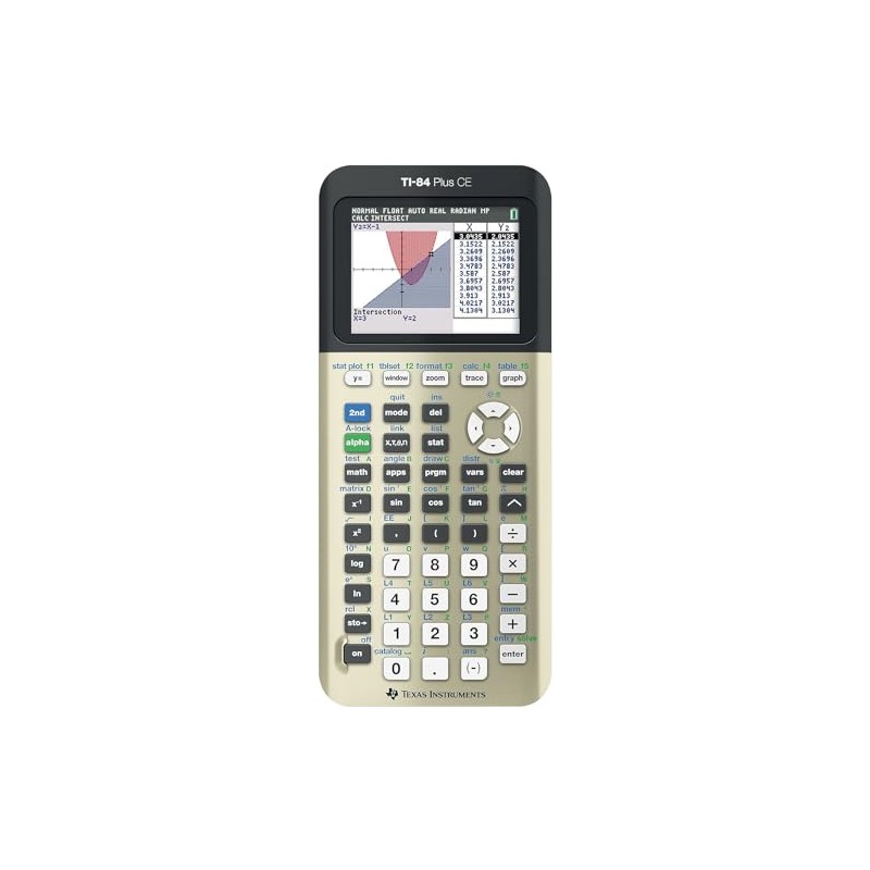 Texas Instruments TI-84 Plus CE Color Graphing Calculator, Golden Ratio