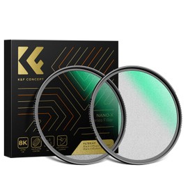 K&F Concept 52mm Black Diffusion 1/4 + 1/8 Filter Set Mist Soft Glow Diffusion Lens Filters Multi-Coated Effect Filters for Camera Lens (Nano-X Series)