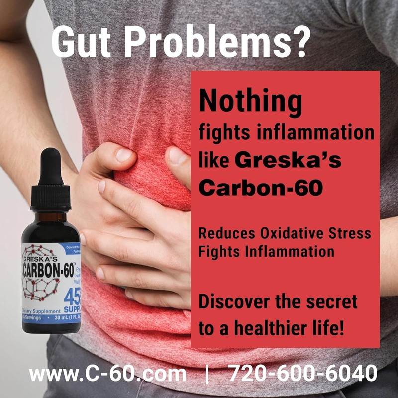 Greska's Carbon 60 in Organic Sunflower Oil - 90 Day