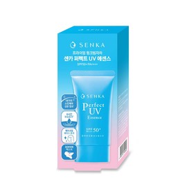 센카 퍼펙트 유브이 에센스 에이 선크림 SPF50+ PA++++, 50g, 2개 SENKA Perfect UV Essence A Sunscreen SPF50+ PA++++, 50g, 2 pieces