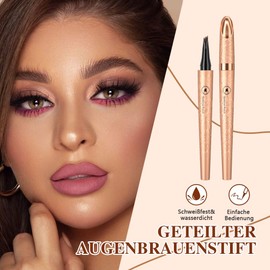 Eyebrow Pencil, Microblading Eyebrow Pencil, Waterproof and Sweat-Resistant, Smudge-proof Eyebrow Pencil Can Easily Natural Eyebrow Shape (Dark Brown)