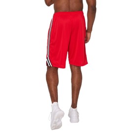 Champion, Lacrosse Mesh, Men's Athletic Training Shorts, 10" (Big, Crimson C Patch Logo, XX-Large Tall