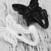 Mgoodoo butterfly hooks for wall,Antique Decorative Wall Hooks 2 pack
