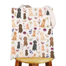 G2TUP Golden Doodle Tote Bag Golden Doodle Owner Gifts Golden Doodle Mom Shoulder Bag Golden Doodle Themed Gifts (Golden doodle CA)