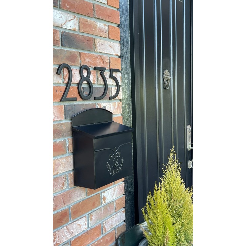 NACH Chelsea Wall Mount Mailbox for Outside, 11.5 x 5
