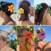 Sisiaipu Sisiaipu Hawaiian Plumeria Hair Accessories - 6 Pack Large
