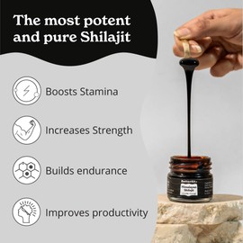 Better Alt Better Alt Pure Himalayan Shilajit Resin Pack of 5 High Potency Gold Grade 375 Servings for Energy Boost & Immune Support, 85+ Trace Minerals, 75%+ Fulvic Acid, with Lab Test Report,400 mg