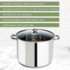 Ecolution Pure Intentions Stock Pot - Features Tempered Glass Lid,