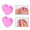40 Pcs Mini Heart Nail Files Double Sided Nail Buffers