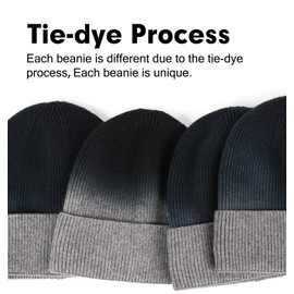 Wmcaps Winter Beanie for Men Women, Fleece Lined Beanie Soft Warm Knit Hat Ski Stocking Cuffed Cap