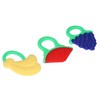3Pcs Baby Teething Toys Lovely Fruit Shape Teeth Discomfort Relief