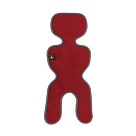 Comfy Breathable Car Seat Liner with Bonus Shoulder Pads (Dark Red)