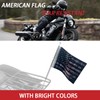 Motorcycle Flag 6x9,Antique American Flag,Double-sided Double Sewing Motorcycle USA Flag
