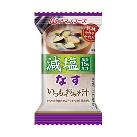 Amano Foods Reduced Salt As Usual Miso Soup 8.5 g × 10 Japan