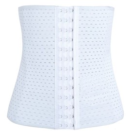 Plus Nao (Plus Danube) Women's Inner Waist Cincher Corset Shaper Compression Belt Compression Behinds Wear Shapewear Shapewear Sparkle - whites