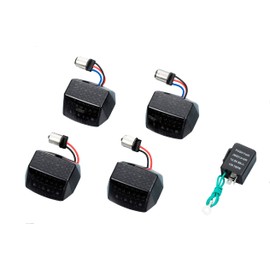 POSH 071409 Motorcycle LED Conversion Kit for ZRX1200S/ZRX1200R/ZRX1100/ZRX1100II/ZRX400 Smoke