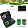 HIFQUI Precision Golf Ball Marker with Carry Case, 2 Golf