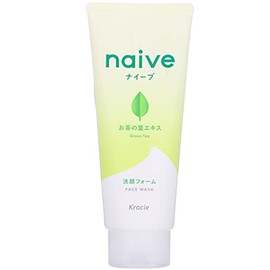 ナイーブ 洗顔フォーム (お茶の葉エキス配合) 130g