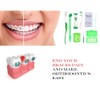 smillsu 2 x Portable Orthodontic Oral Care Kit, Travel Kit