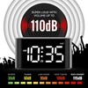 Odeokee Loud Alarm Clock FM Radio Heavy Sleepers 7 Color