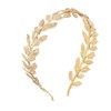 Guqqeuc Bridal Headband Leaf Hairbands for Women Girls Wedding Headpieces
