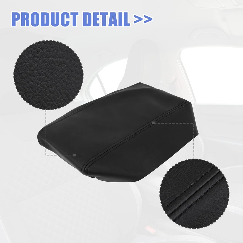 X AUTOHAUX Car Center Console Lid Armrest Seat Box Cover
